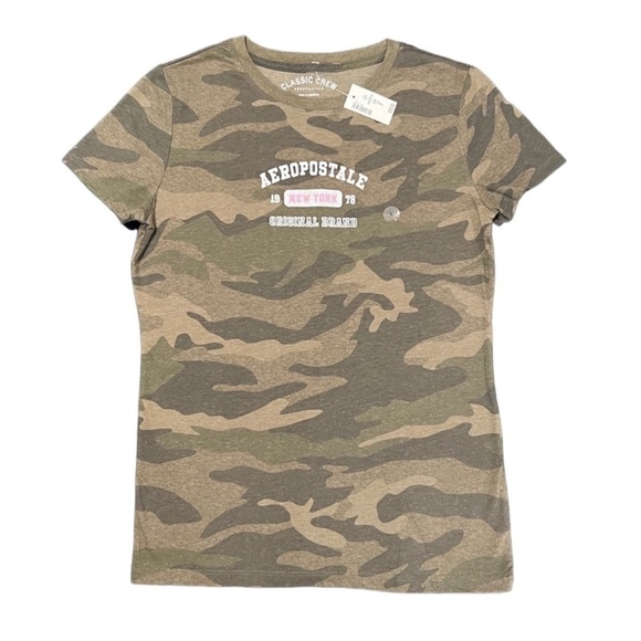 Aeropostale Classic Crew Camo Graphic Tee - Picture 1 of 4